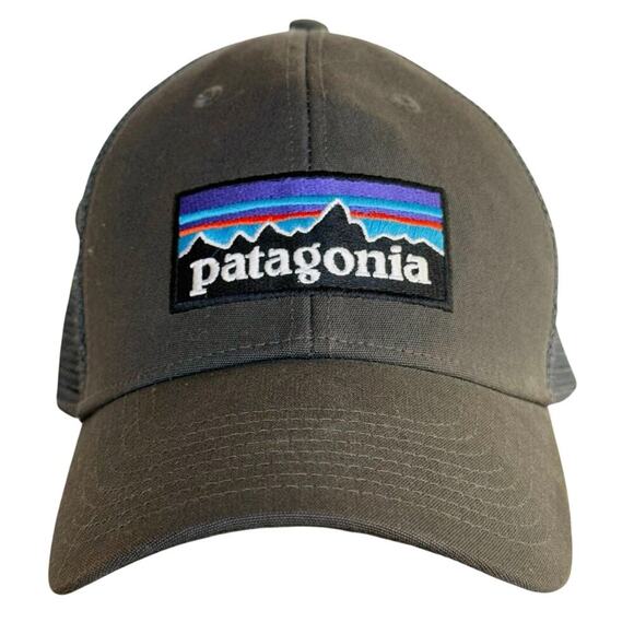 Patagonia Trucker Hat Adult Adjustable Snapback Gray Baseball Cap Outdoor Hiking - Picture 1 of 7